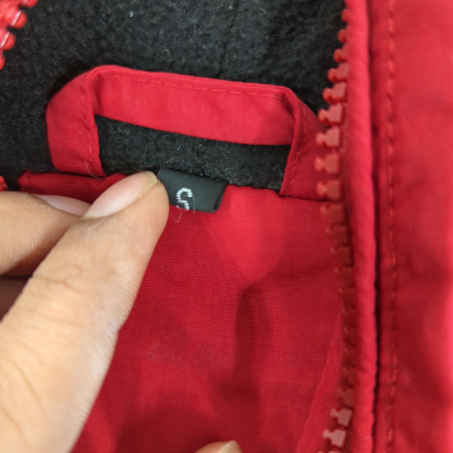 Norwegian Red Parka Jacket with Flag Emblem