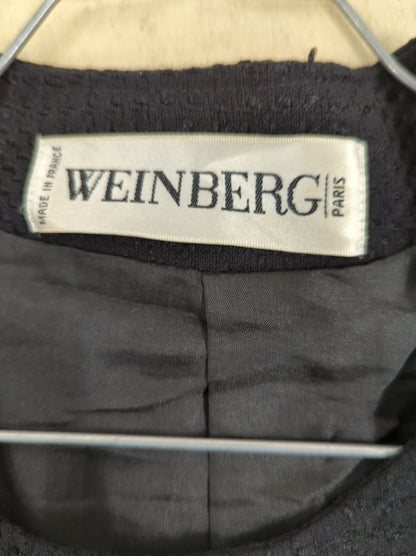 Weinberg Paris Black Button-Down Shirt - Made in France