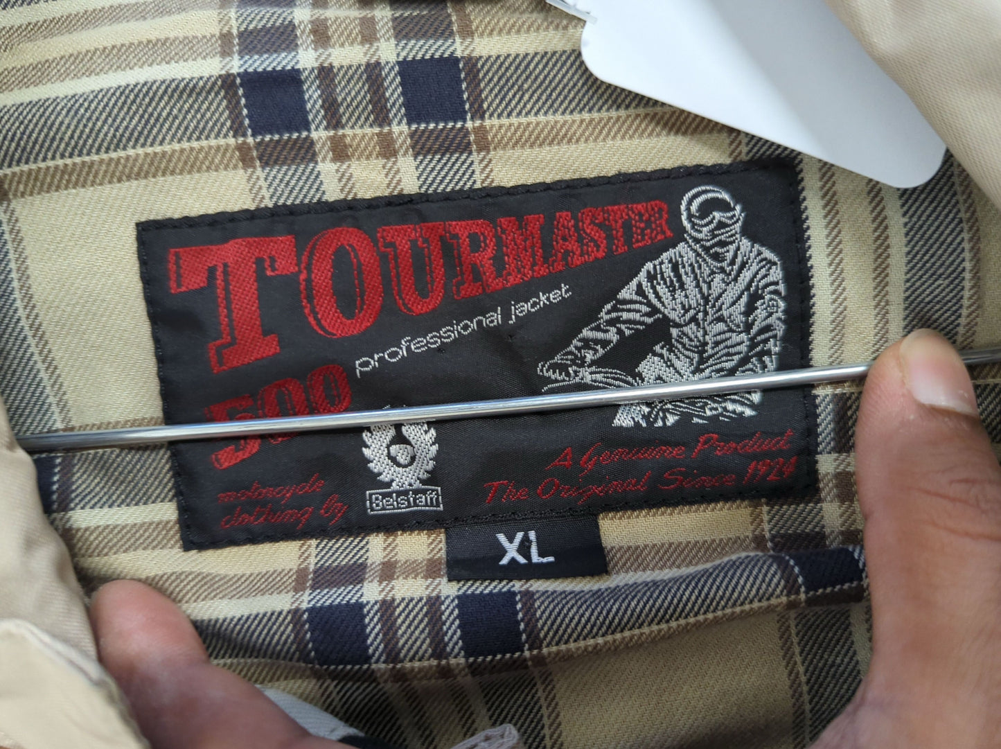 Belstaff Men's Beige Windbreaker Jacket - Size XL