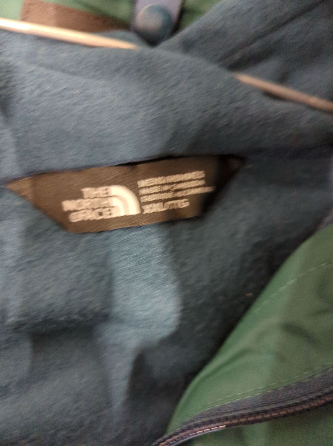 The North Face Windbreaker Jacket - Navy & Green