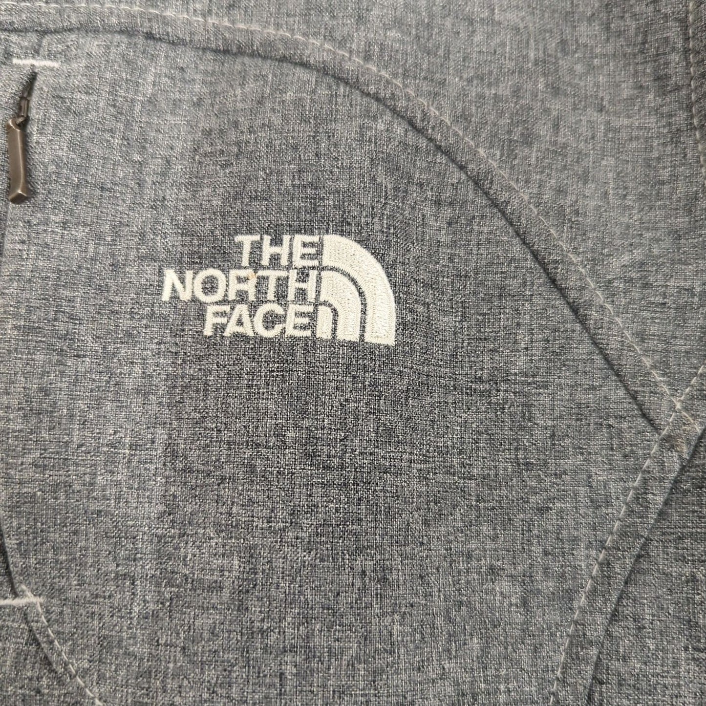 The North Face Grey Zip-Up Jacket - Size Large
