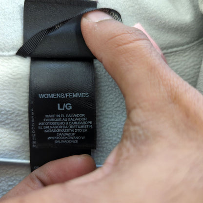 The North Face Grey Zip-Up Jacket - Size Large