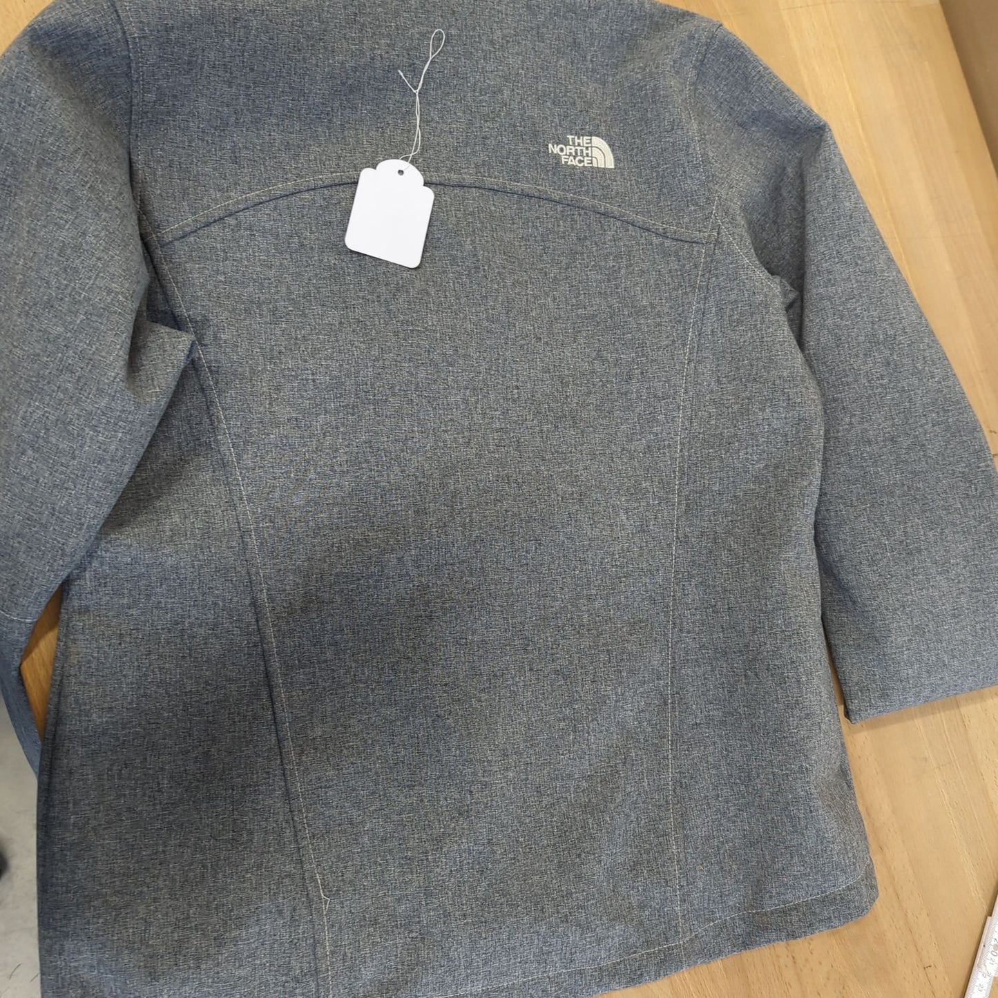 The North Face Grey Zip-Up Jacket - Size Large