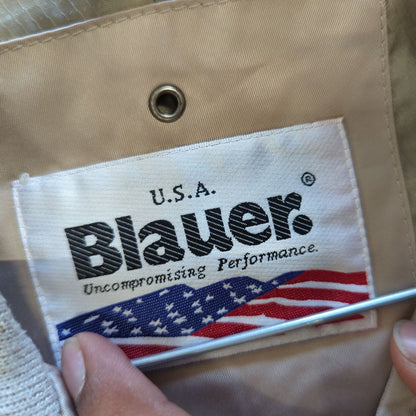 Blauer USA Beige Lightweight Windbreaker Jacket - Size XL
