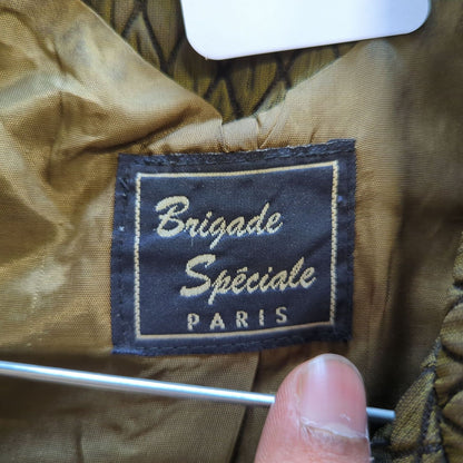 Balmain Sylviane Paris Green Diamond Pattern Jacket