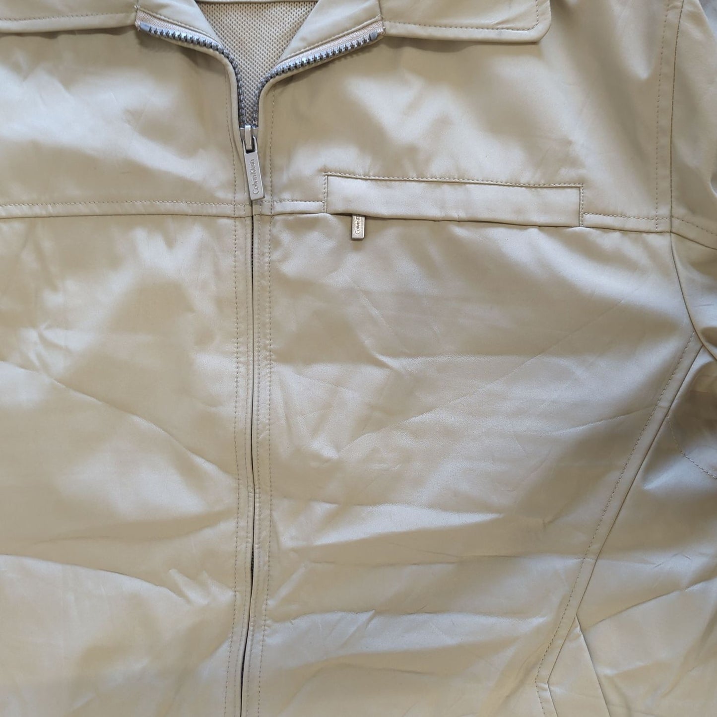 Calvin Klein Beige Lightweight Jacket - Size S