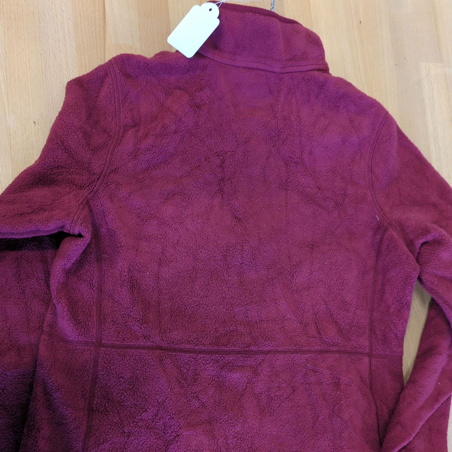 L.L.Bean Burgundy Fleece Jacket - Size Medium