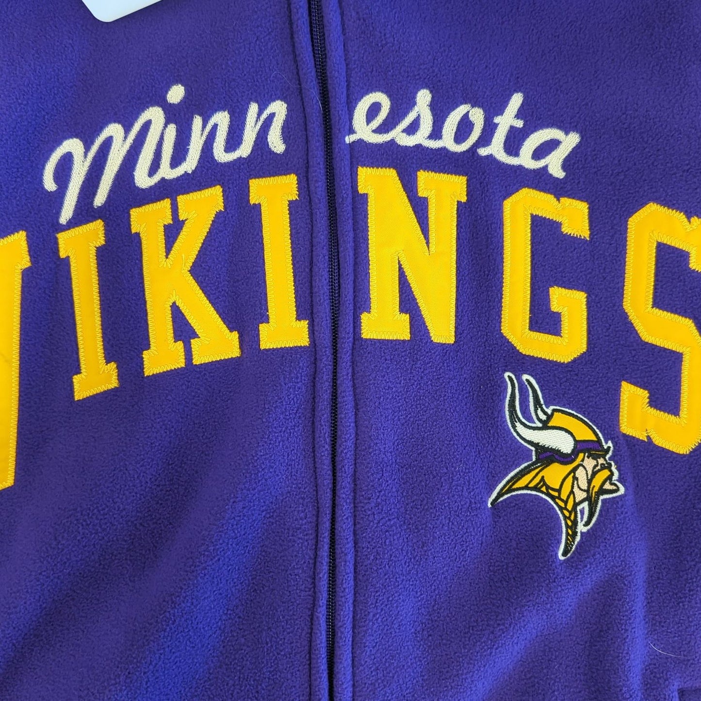 NFL Minnesota Vikings Zip-Up Hoodie - Size L