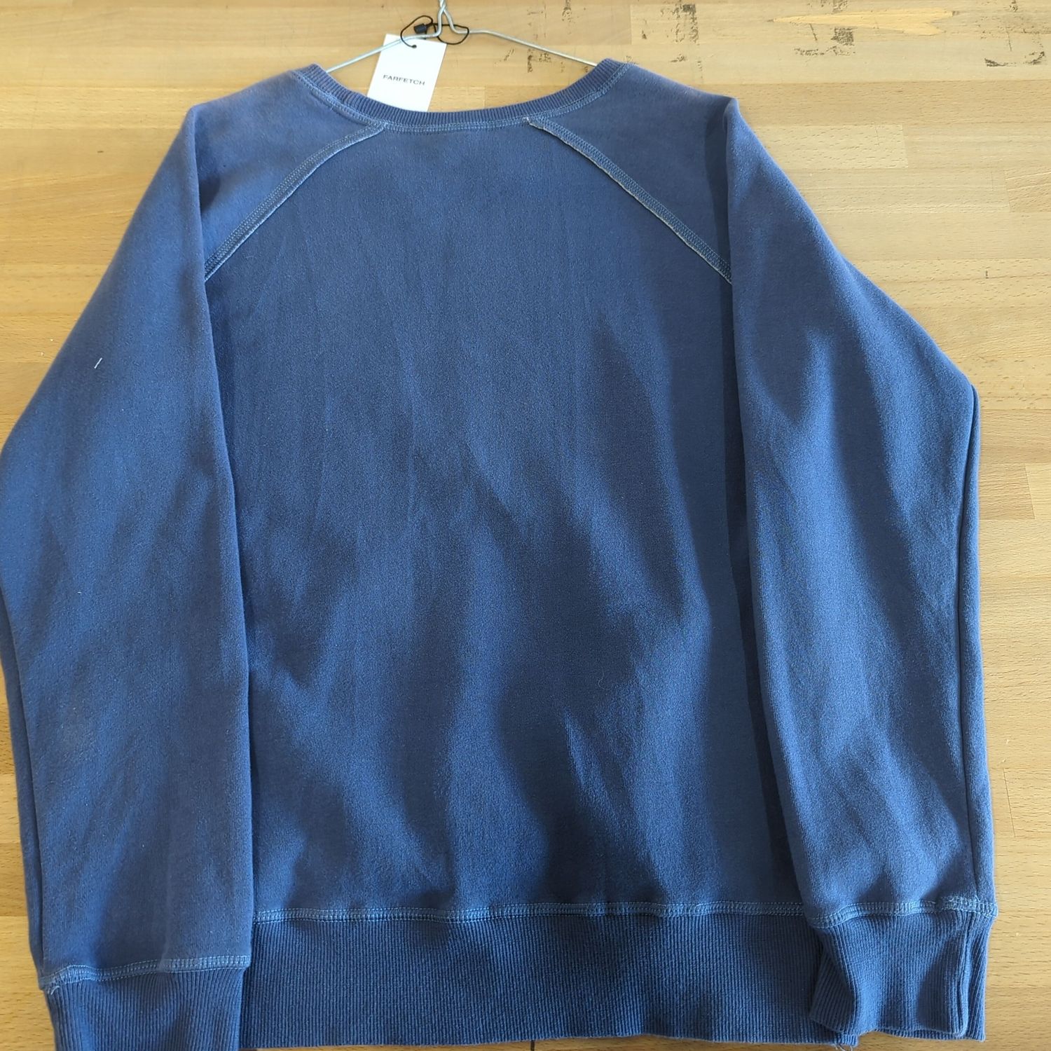 Vintage Camp David Wells College Navy Sweatshirt - Size L