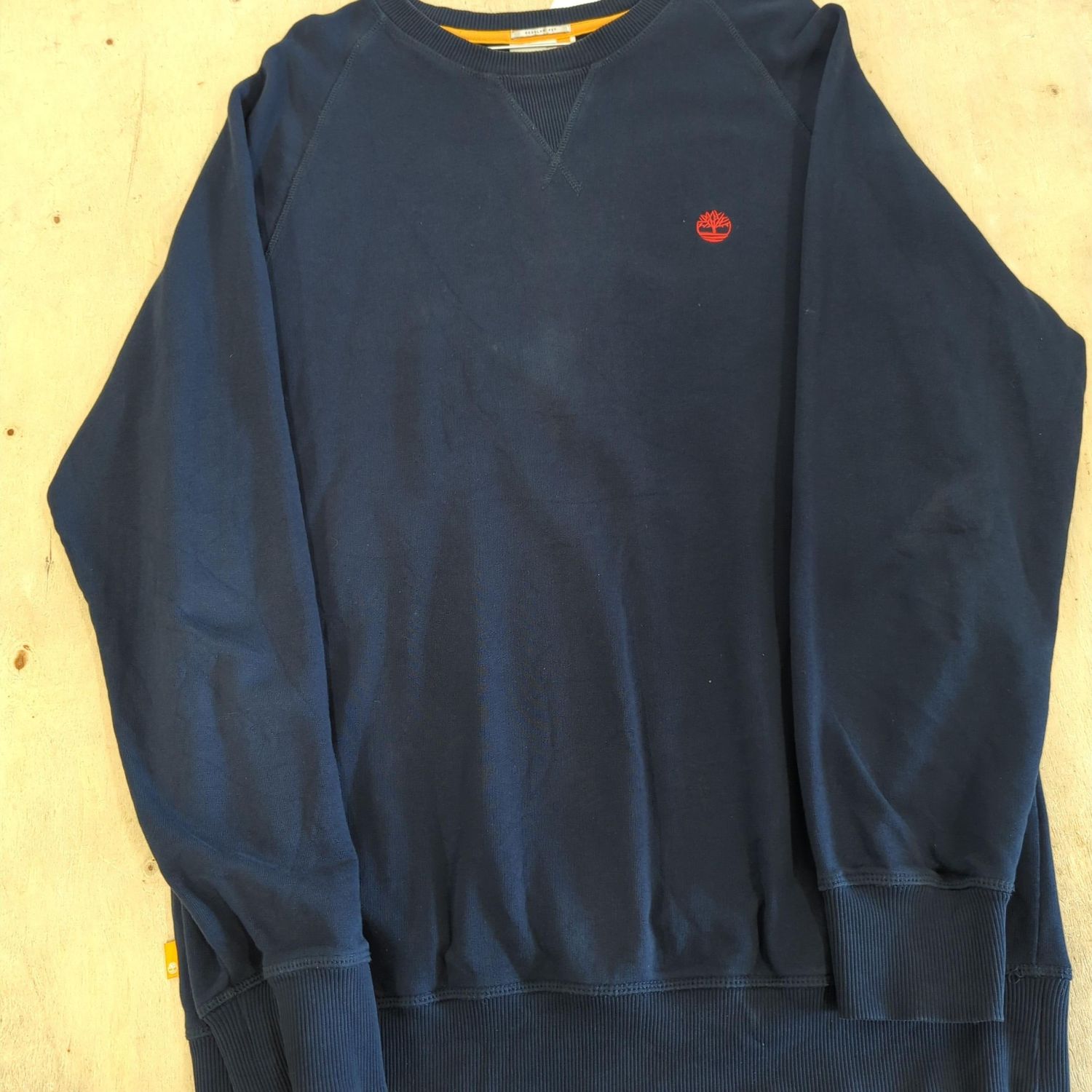 Timberland Navy Blue Crewneck Sweatshirt - Regular Fit