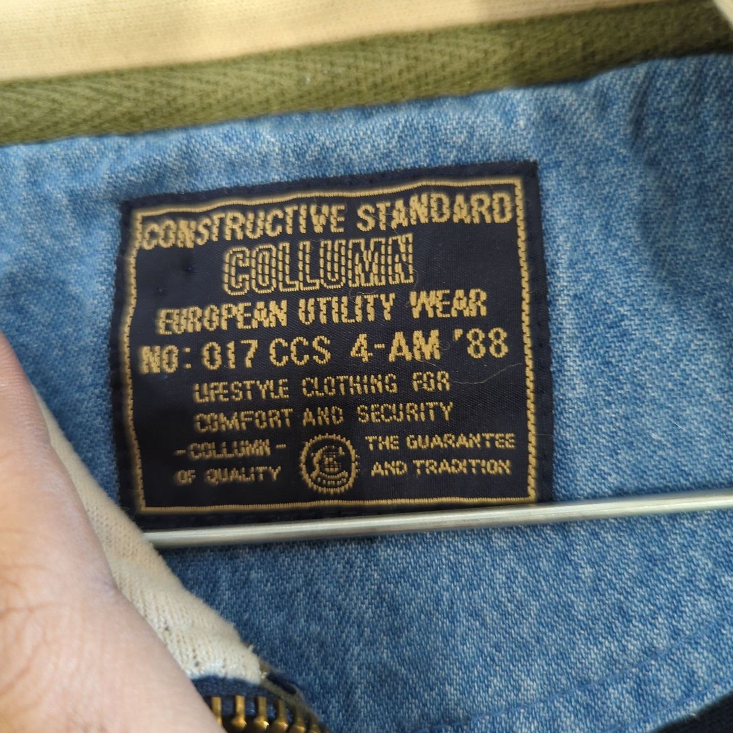 Collinan Navy & Olive Bomber Jacket - Size CCS 4-AM