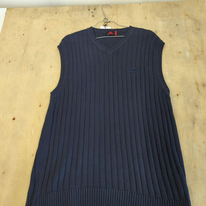 Robe di Kappa Navy Sleeveless Sweater Vest - XXL