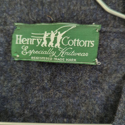 Henry Cotton's Wool Knit Vest - Classic Button-Up Sweater Waistcoat