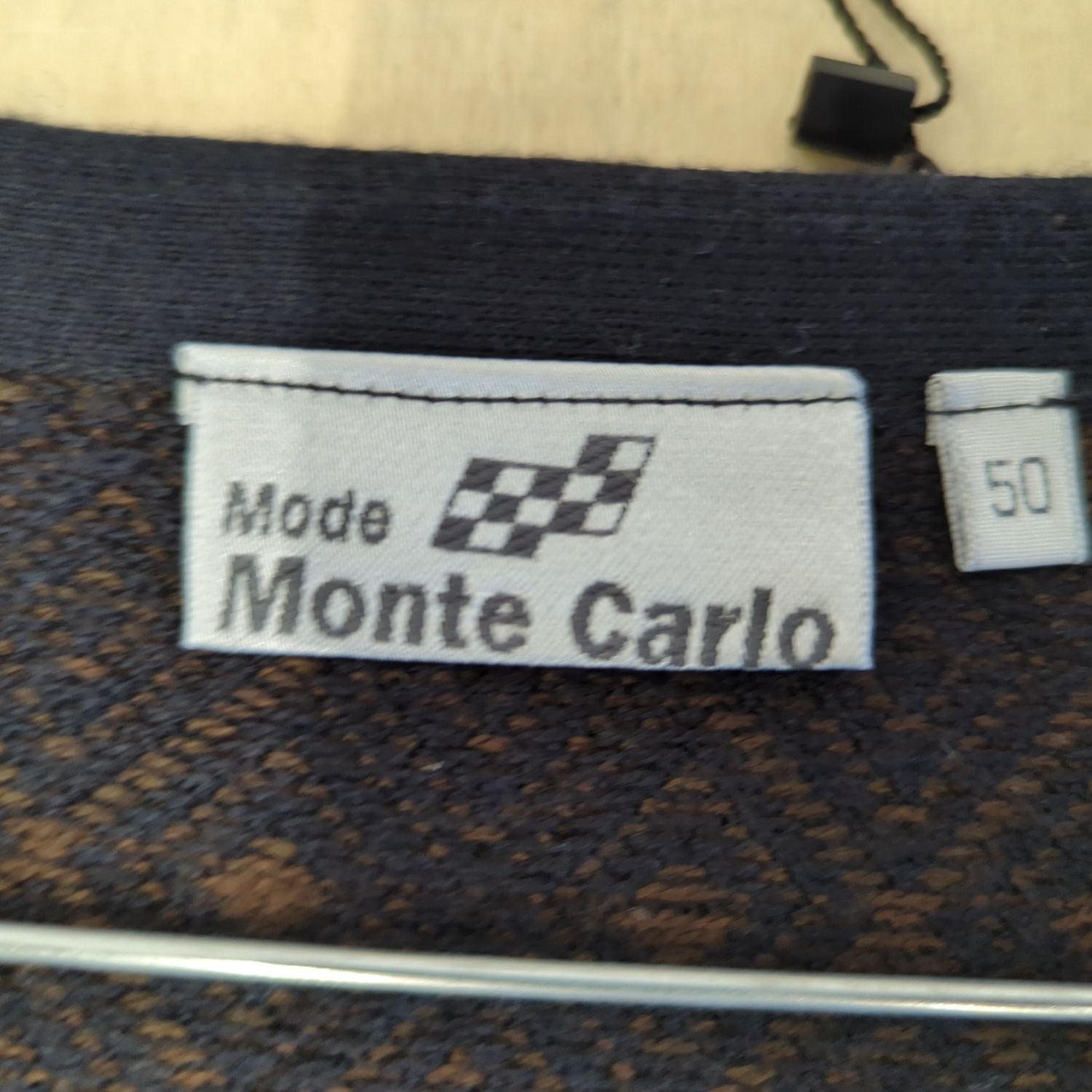 Monte Carlo Men's Patterned Wool Vest - Size 50