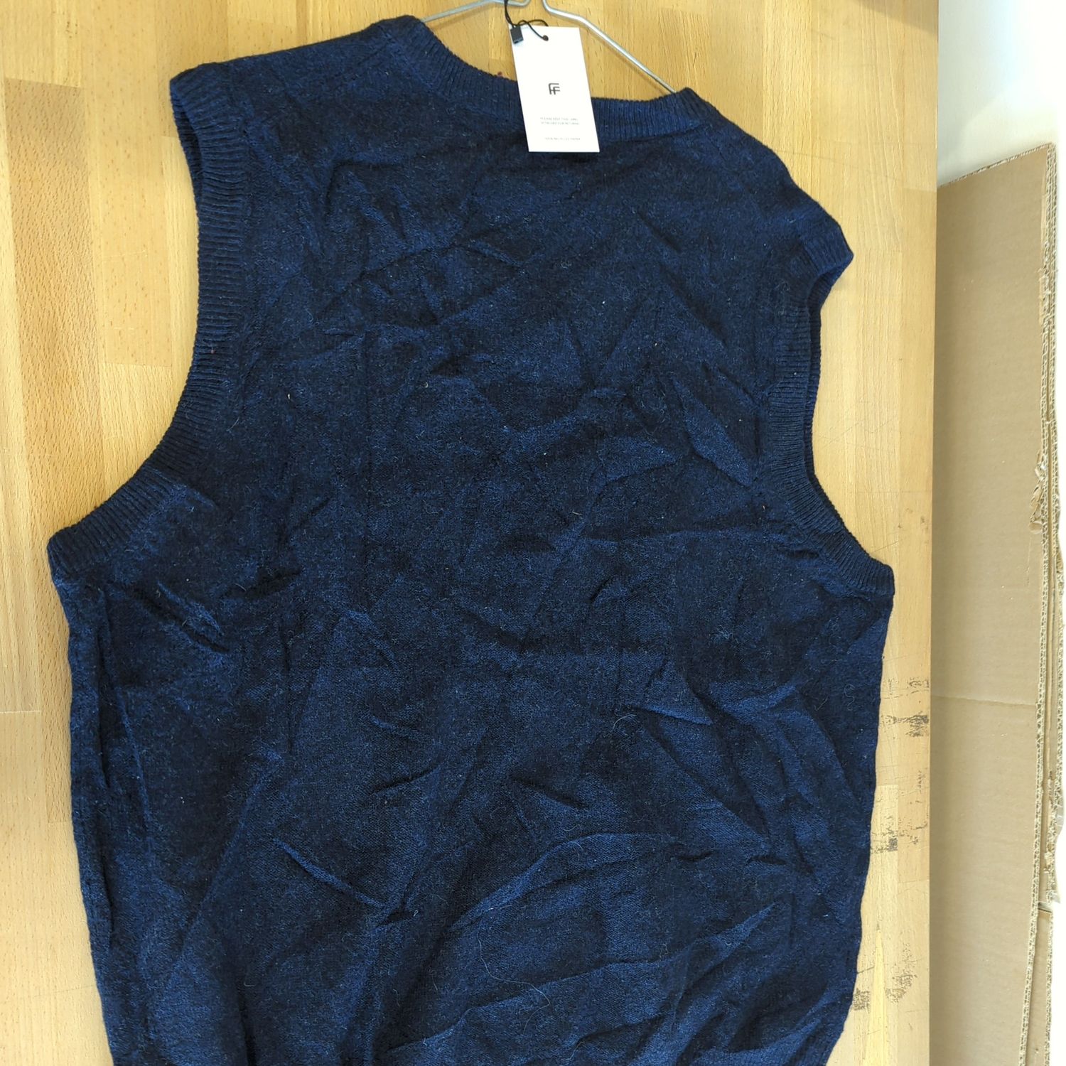 Pendleton Navy Blue Lambswool Sweater Vest