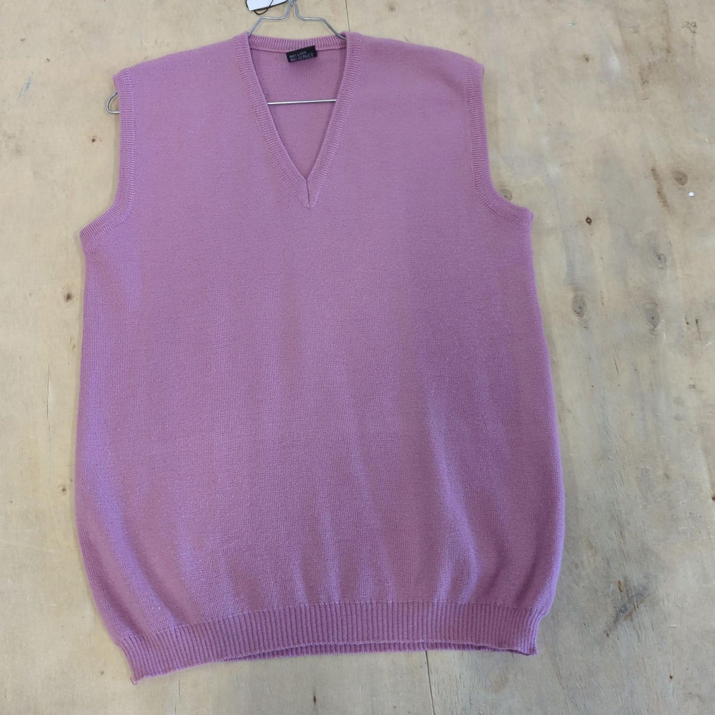 Pink Pringle Cashmere V-Neck Sweater Vest