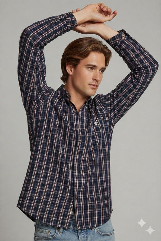 Timberland Plaid Button-Down Shirt - Size XL/TG
